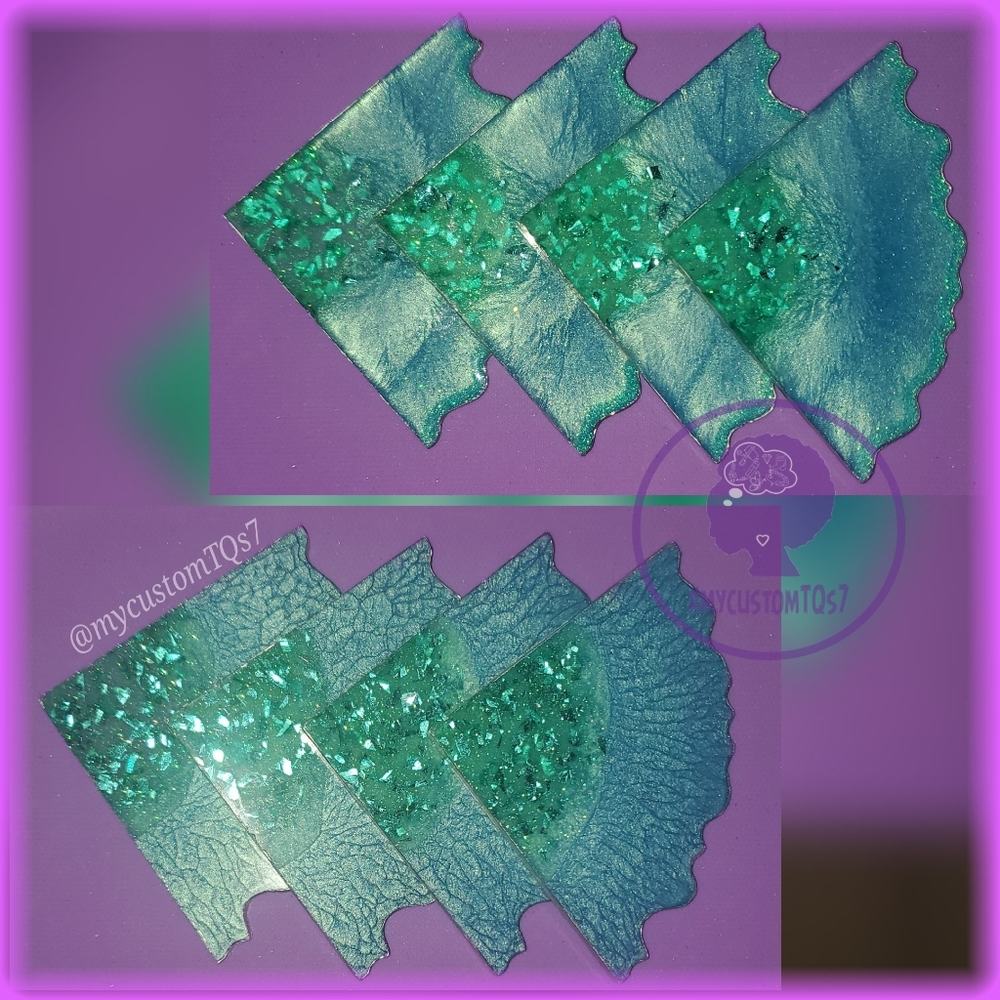 Custom Glow in Dark Coaster Set